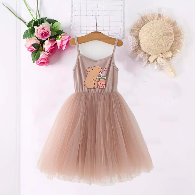 Капибара, платья для девочек,  – обзор и цена Summer Clothing Baby Girl
